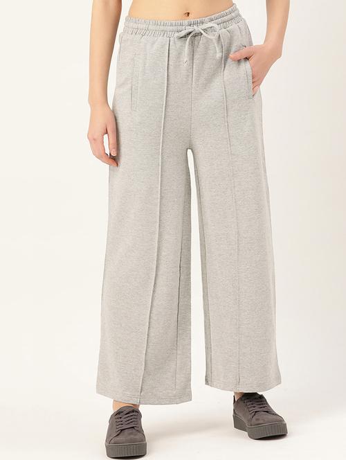 drawstring waist solid track pant - 17483260 - Very Small Image - 1