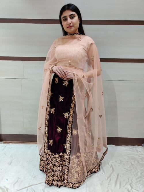 beautiful embroidered lehenga  - 17483626 - Very Small Image - 1