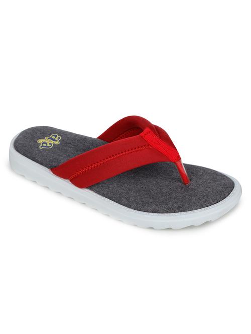 red fabric slippers flip flops - 17483761 - Very Small Image - 1
