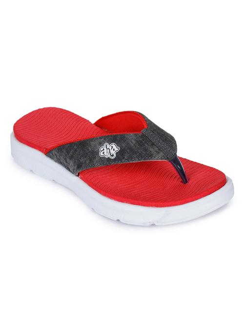 red pvc slippers flip flops - 17483763 - Very Small Image - 1