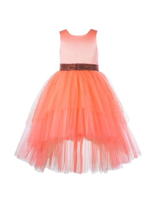 pink net frock - 17485060 - Very Small Image - 1
