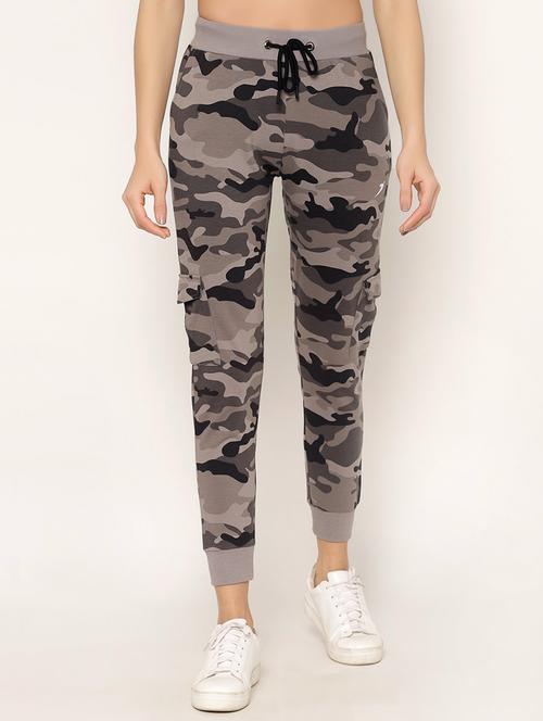 grey cotton track pants - 17488093 - Very Small Image - 1