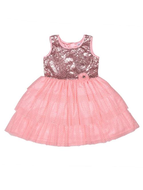 pink net frock - 17491350 - Very Small Image - 1