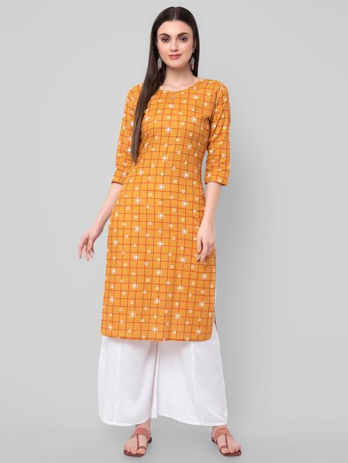 geometric print straight kurta - 17494788 - Very Small Image - 1