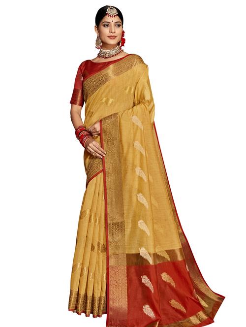 jacquard work kanjivaram saree - 17494962 - Very Small Image - 1