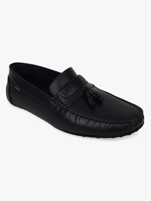 navy synthetic slip on loafers - 17499098 - Very Small Image - 1