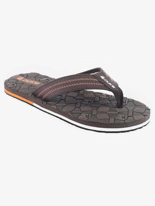 brown pu slip on flip flops - 17499154 - Very Small Image - 1