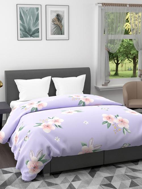 austin all-weather ac double comforter [150gsm micro-silk filling & soft-touch fabric] -1pc set- (rumba) rumba-lt.blue - 17500077 - Very Small Image - 1