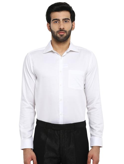 white checkered formal shirt - 17502488 - Very Small Image - 1