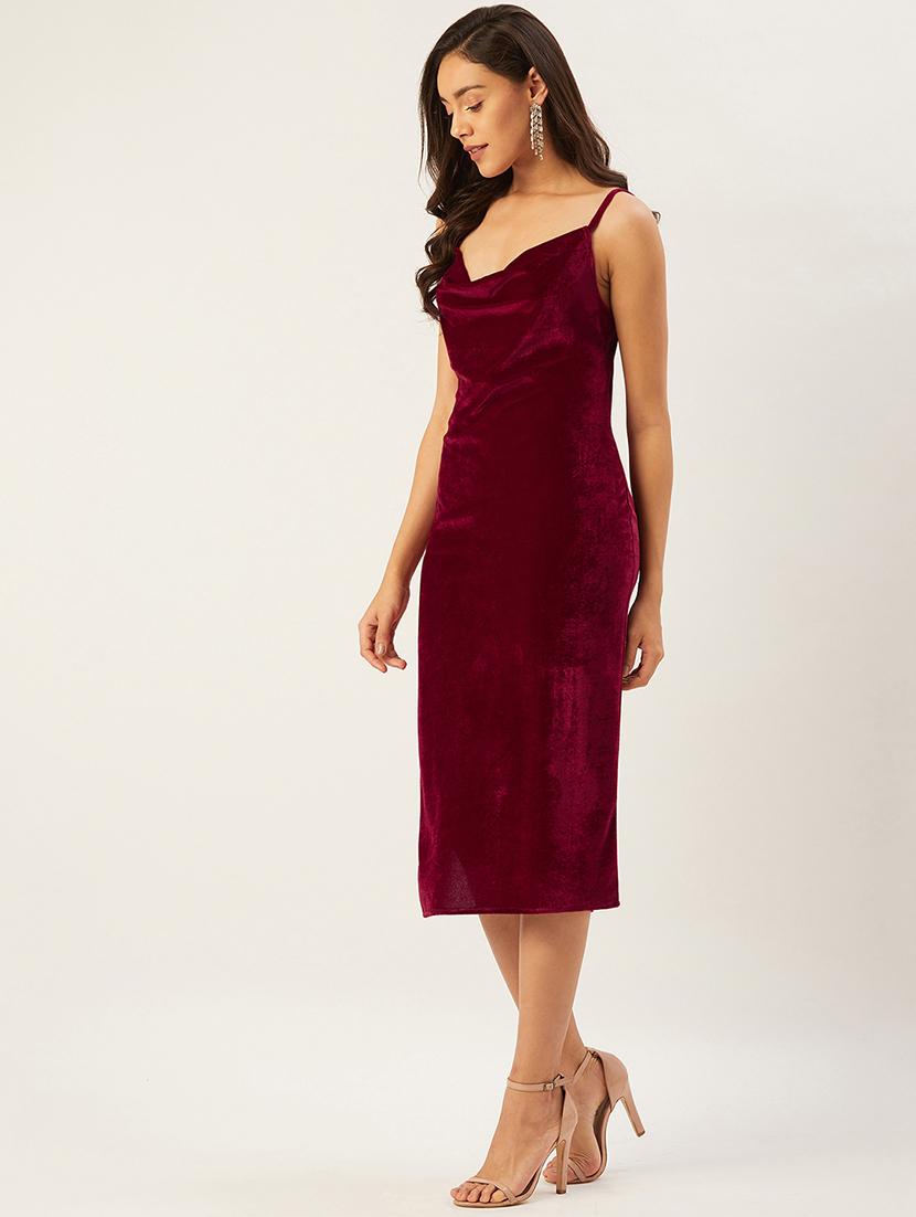 women's bodycon solid dress - 17502712 - Zoom Image - 2