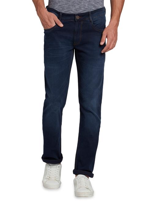 blue light washed denim jean - 17502908 - Very Small Image - 1