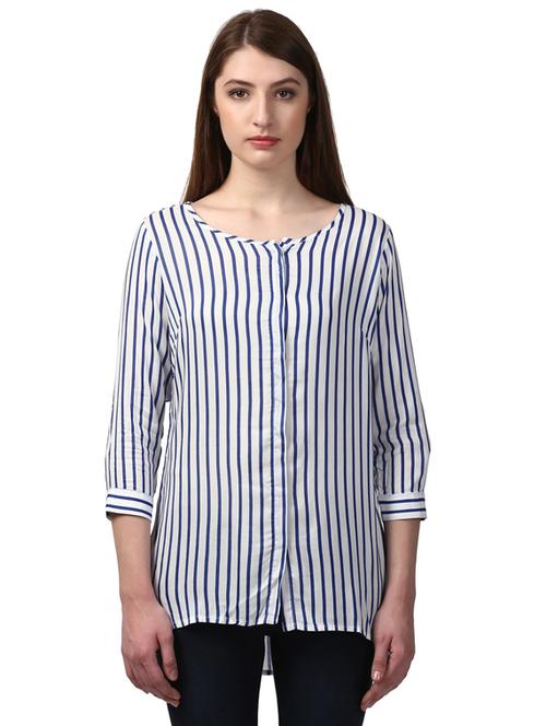 boat neck high low top  - 17502986 - Very Small Image - 1