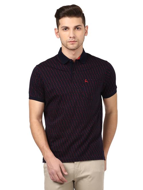 blue polka dot polo t-shirt  - 17503562 - Very Small Image - 1