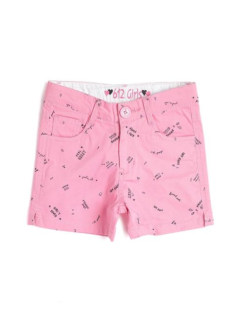 pink cotton blend shorts and threefourth - 17505181 - Very Small Image - 1