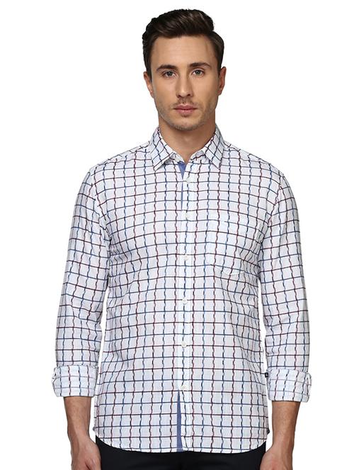 white checkered casual shirt - 17507156 - Very Small Image - 1