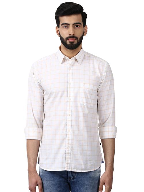 white checkered casual shirt  - 17507470 - Very Small Image - 1