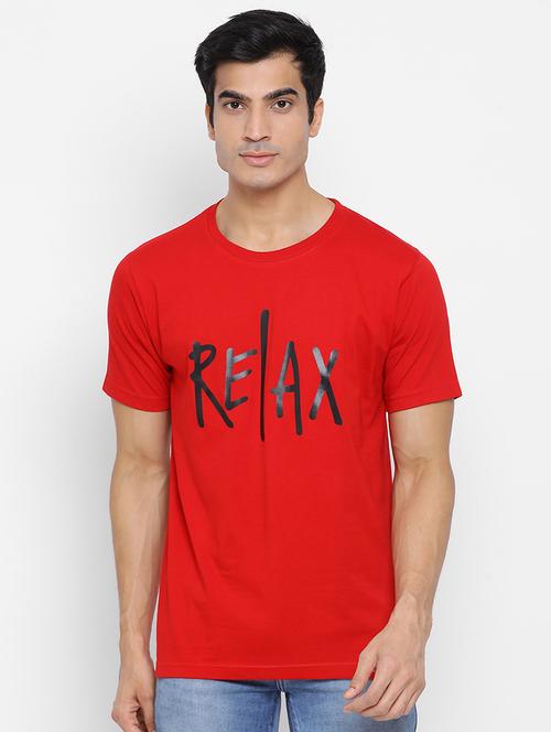 red printed t-shirt - 17510746 - Very Small Image - 1