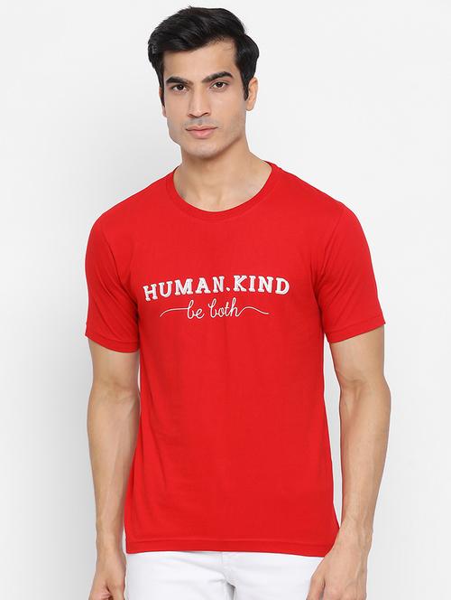 red printed t-shirt - 17510779 - Very Small Image - 1