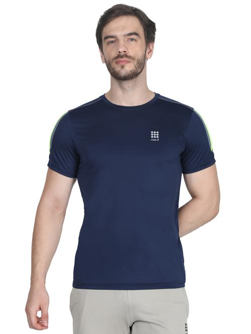 navy blue solid t-shirt - 17511639 - Very Small Image - 1