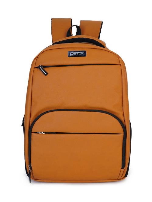 nude leatherette (pu) laptop backpack - 17511918 - Very Small Image - 1