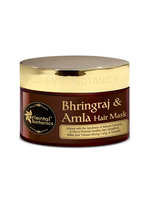 oriental botanics bhringraj & amla hair mask, 200ml - for long, strong & smooth hair - strengthens hair, promotes growth - 17512033 - Very Small Image - 1
