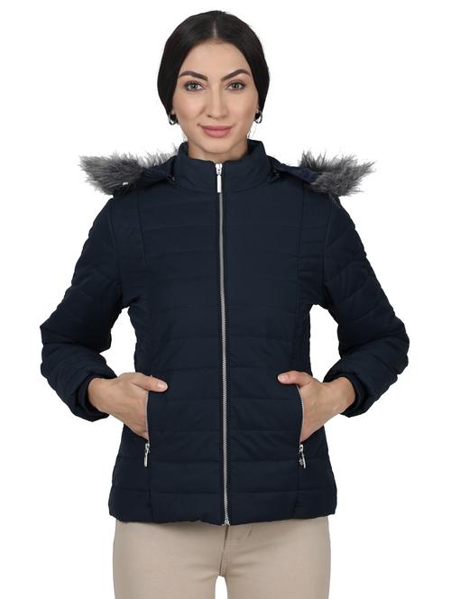 hooded neck quilted jacket  - 17512558 - Very Small Image - 1