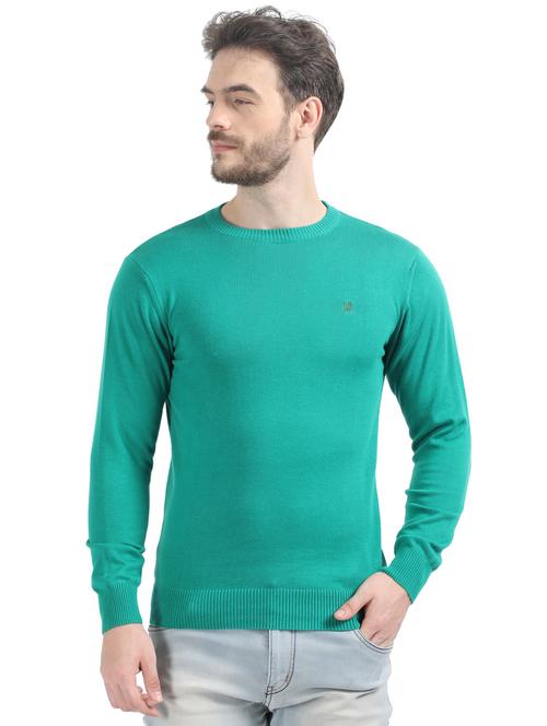 green solid pullover - 17514010 - Very Small Image - 1
