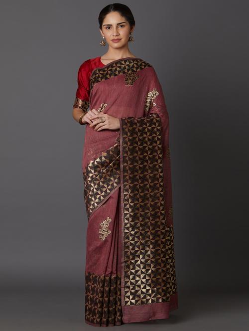 women's self design purple colored saree - 17515187 - Very Small Image - 1