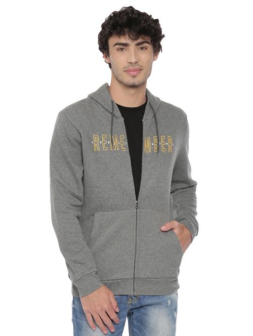 grey printed sweatshirt - 17516402 - Very Small Image - 1