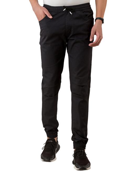 black printed jogger - 17518241 - Very Small Image - 1