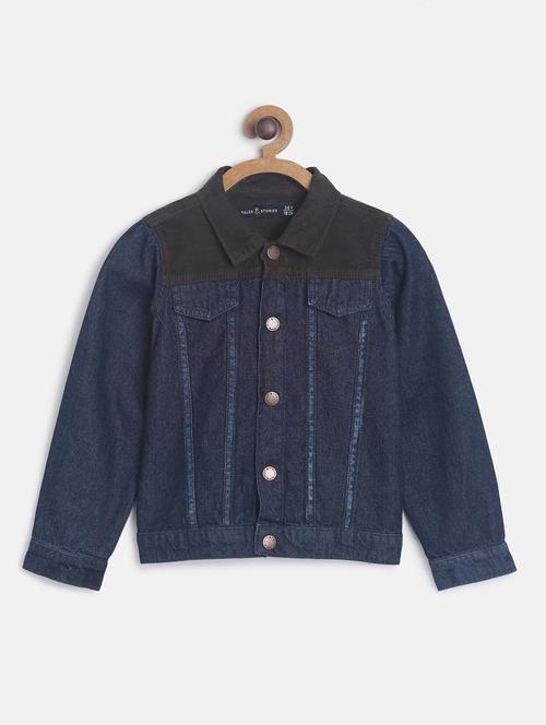 dark blue denim jacket  - 17520558 - Very Small Image - 1