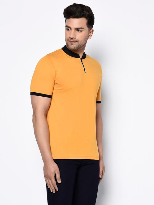 yellow solidl t-shirt - 17522216 - Very Small Image - 1