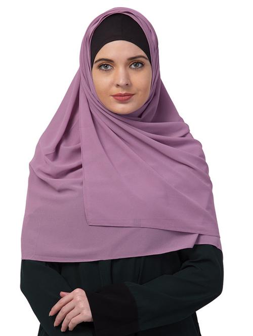 purple chiffon stole - 17523338 - Very Small Image - 1