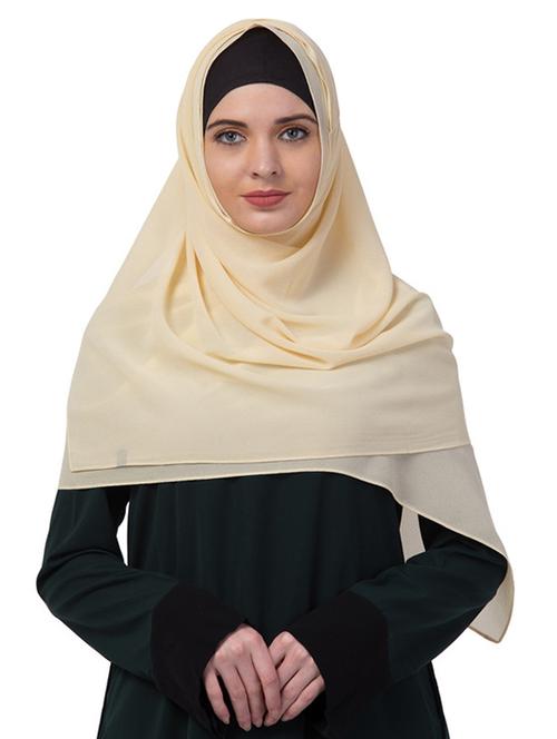 yellow chiffon stole - 17523339 - Very Small Image - 1