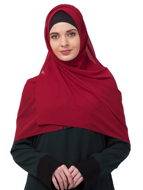 red chiffon stole - 17523366 - Very Small Image - 1