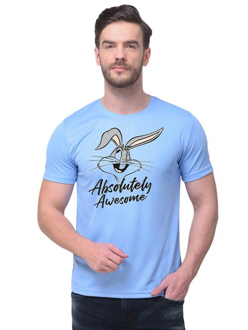 light blue printed t-shirt - 17523751 - Very Small Image - 1