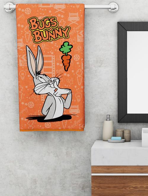 bianca digitally printed 100% cotton terry towel (dc cartoon) -1pc bath towel (kids towel) bunny bug-multi - 17524173 - Very Small Image - 1