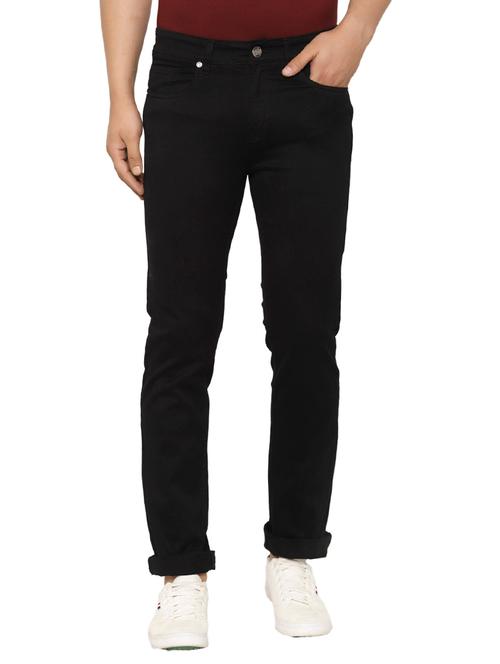 black plain denim jeans - 17524547 - Very Small Image - 1