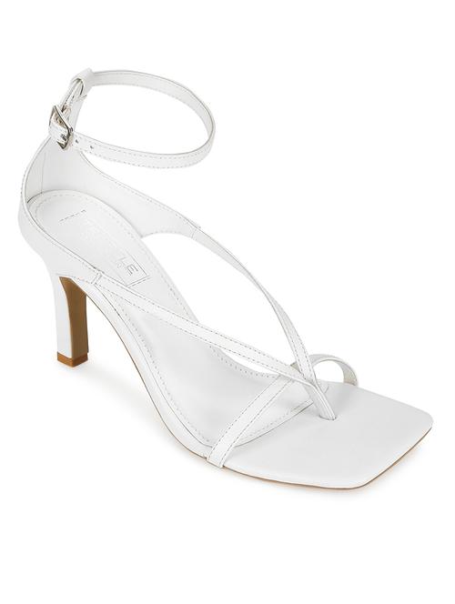 white pu ankle strap sandals - 17526406 - Very Small Image - 1