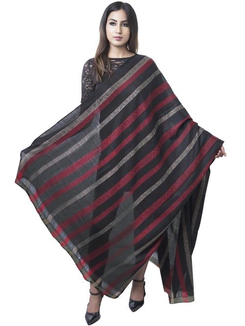 women's stripes shawl - 17526539 - Very Small Image - 1