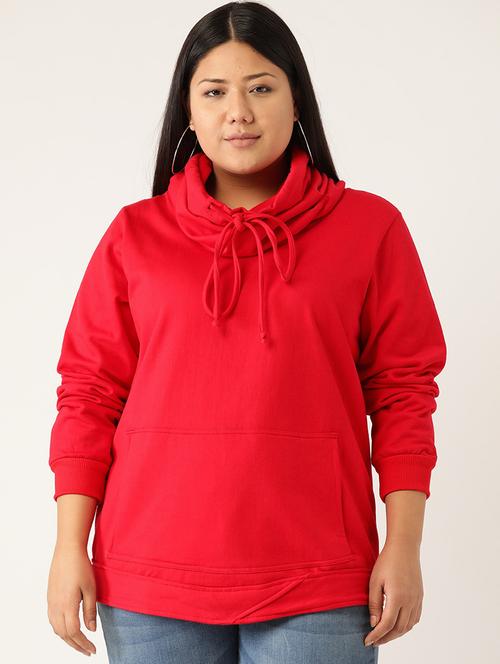 solid fleece plus sweatshirt - 17528182 - Very Small Image - 1