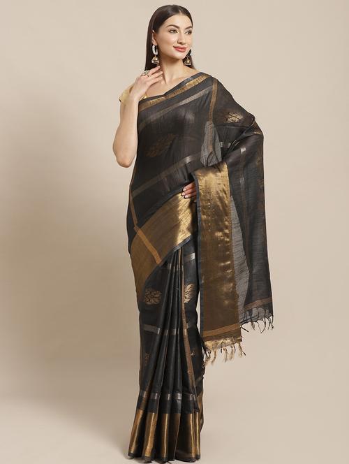 self design bhagalpuri saree with blouse - 17528238 - Very Small Image - 1