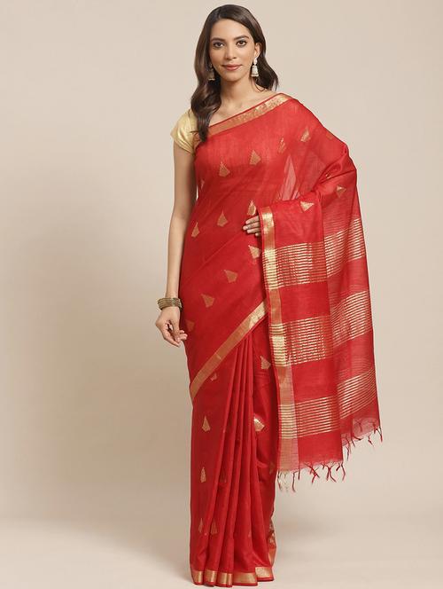 self design bhagalpuri saree with blouse - 17528239 - Very Small Image - 1