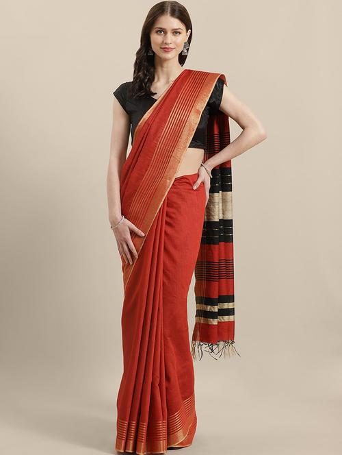 self design bhagalpuri saree with blouse - 17528266 - Very Small Image - 1