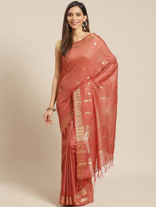 self design bhagalpuri saree with blouse - 17528344 - Very Small Image - 1