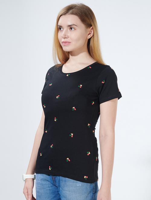 round neck quirky tee - 17528863 - Very Small Image - 1