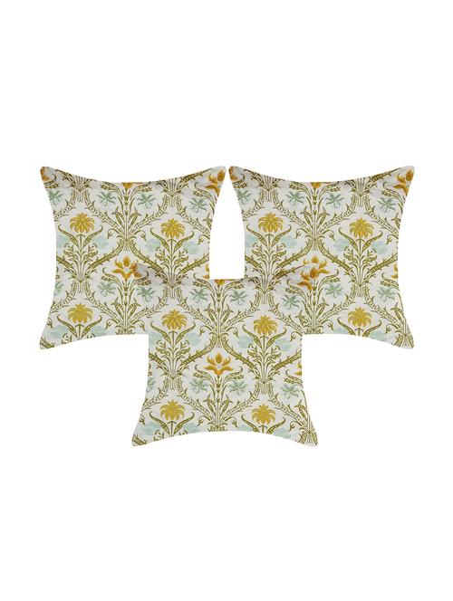 indhome life pure cotton 16x16 inches reversible cushion cover set of 3 - 17530069 - Very Small Image - 1