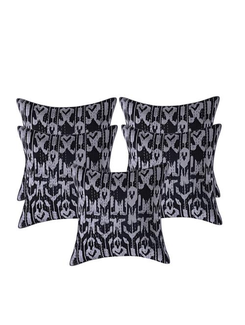 indhome life pure cotton 16x16 inches kantha work cushion cover set of 5 - 17530075 - Very Small Image - 1