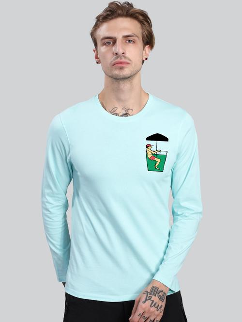 green printed t-shirt - 17530463 - Very Small Image - 1