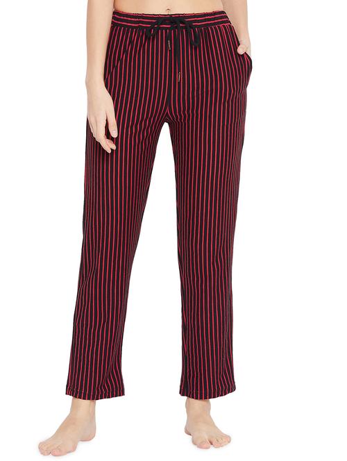 drawstring waist striped  pajama - 17530612 - Very Small Image - 1